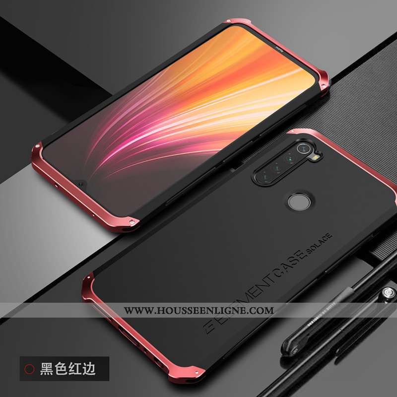 Coque Xiaomi Redmi Note 8t Métal Délavé En Daim Tendance Tout Compris Protection Personnalité Border