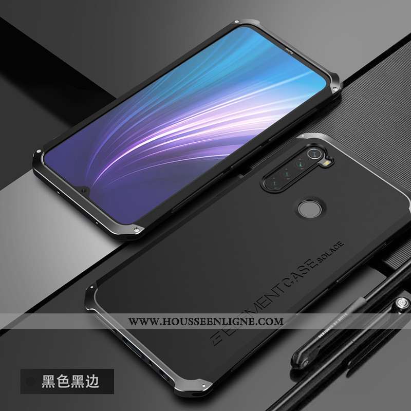 Coque Xiaomi Redmi Note 8t Métal Délavé En Daim Tendance Tout Compris Protection Personnalité Border