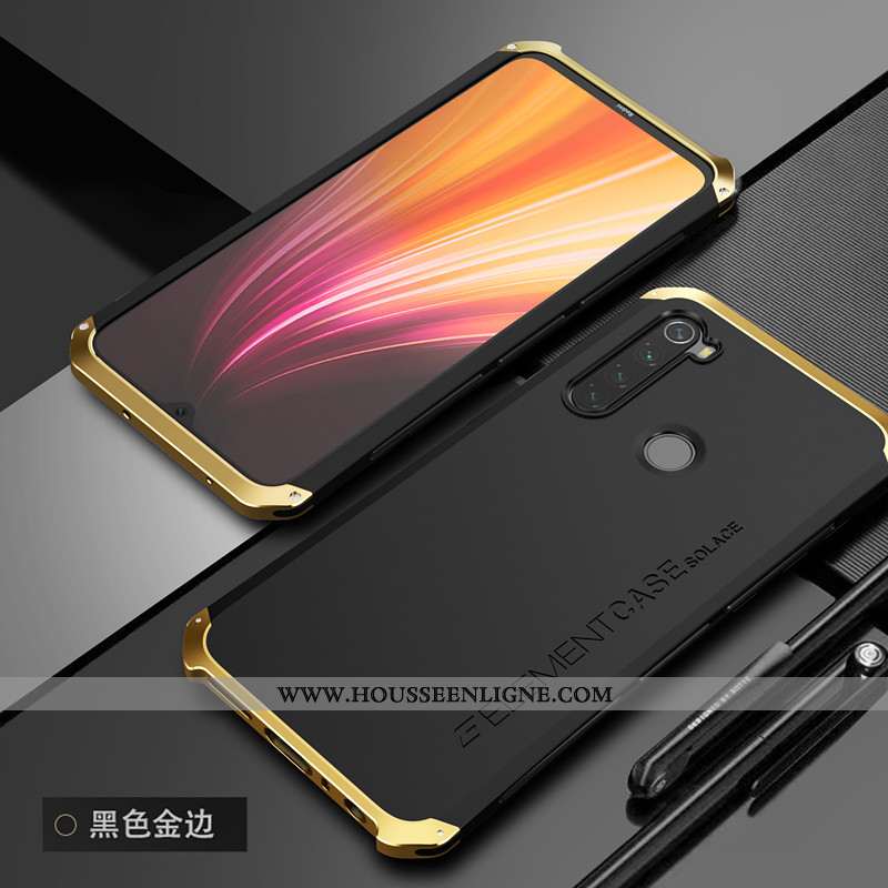 Coque Xiaomi Redmi Note 8t Métal Délavé En Daim Tendance Tout Compris Protection Personnalité Border