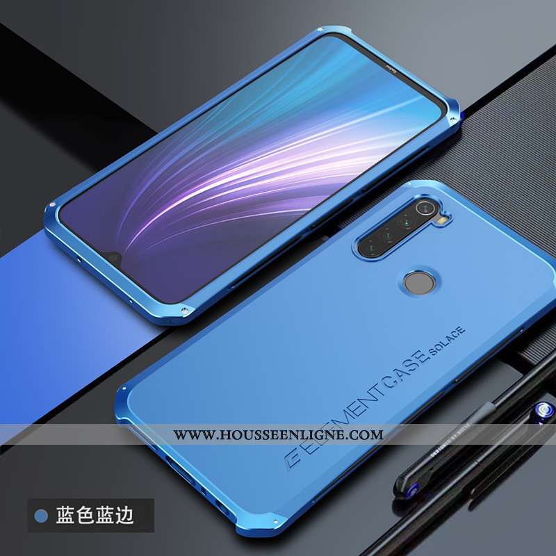 Coque Xiaomi Redmi Note 8t Métal Délavé En Daim Tendance Tout Compris Protection Personnalité Border