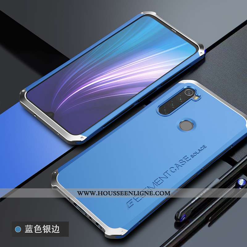 Coque Xiaomi Redmi Note 8t Métal Délavé En Daim Tendance Tout Compris Protection Personnalité Border