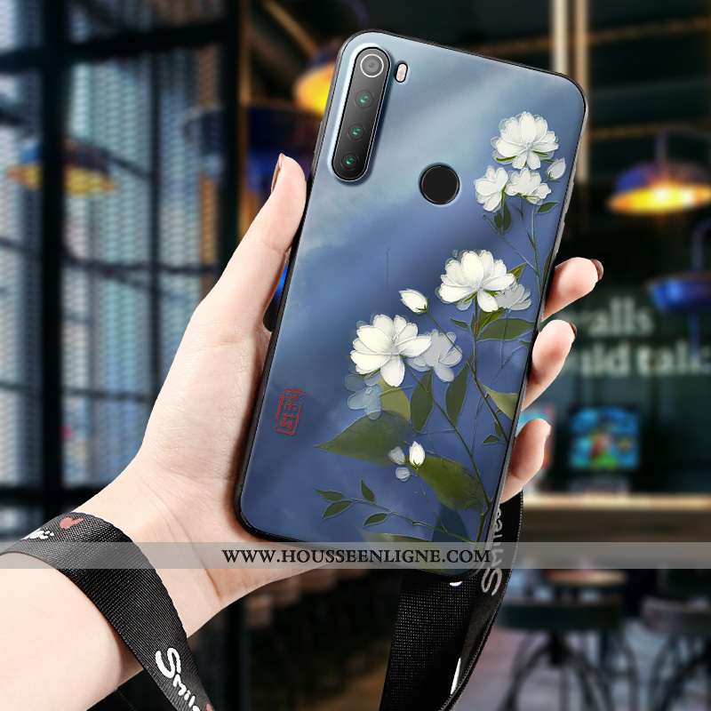 Coque Xiaomi Redmi Note 8t Personnalité Créatif Étui Protection Téléphone Portable Gaufrage Rouge Bl