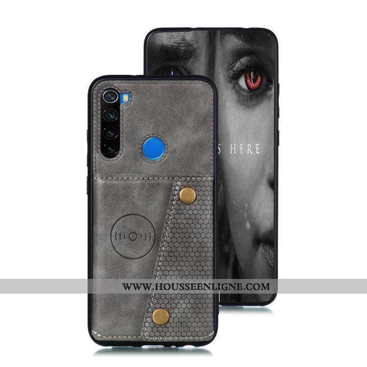 Coque Xiaomi Redmi Note 8t Protection Fluide Doux Support En Silicone Noir Téléphone Portable