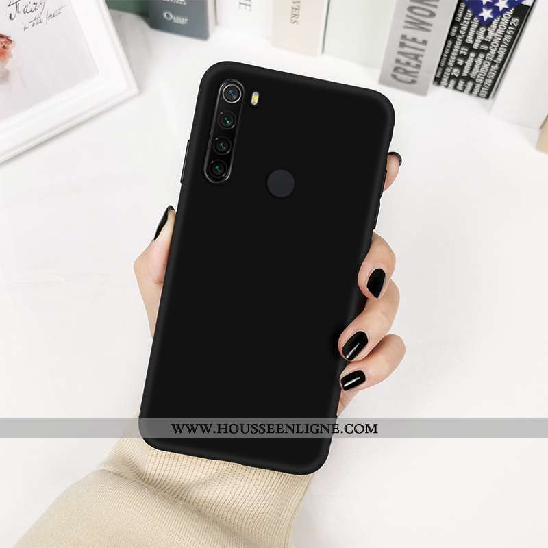 Coque Xiaomi Redmi Note 8t Protection Personnalité Couleurs De Bonbon Téléphone Portable Couleur Uni