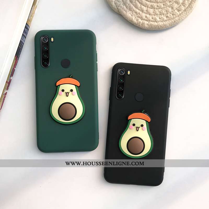 Coque Xiaomi Redmi Note 8t Silicone Protection Personnalité Dimensionnel Tendance Incassable Noir