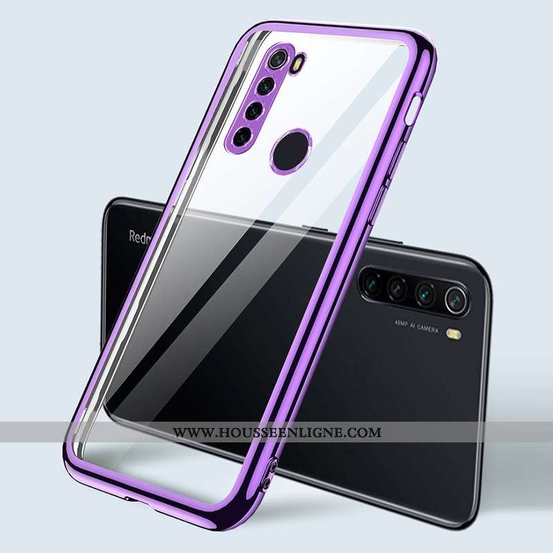 Coque Xiaomi Redmi Note 8t Ultra Tendance Fluide Doux Tout Compris Incassable Marque Créatif Violet