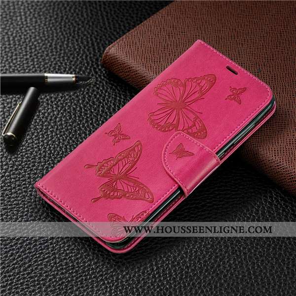 Coque Xiaomi Redmi Note 9 Pro Cuir Protection Rouge Étui Tout Compris Téléphone Portable Vert Verte