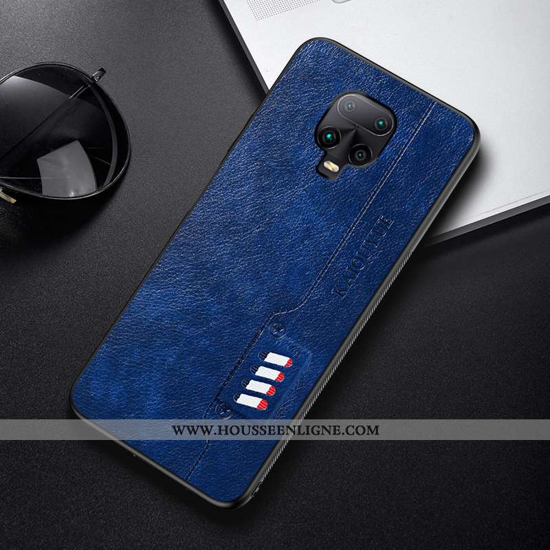 Coque Xiaomi Redmi Note 9 Pro Fluide Doux Cuir Membrane Tout Compris Téléphone Portable Vert Verte