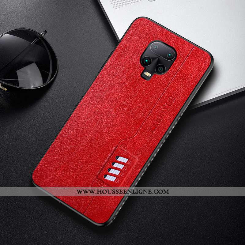 Coque Xiaomi Redmi Note 9 Pro Fluide Doux Cuir Membrane Tout Compris Téléphone Portable Vert Verte