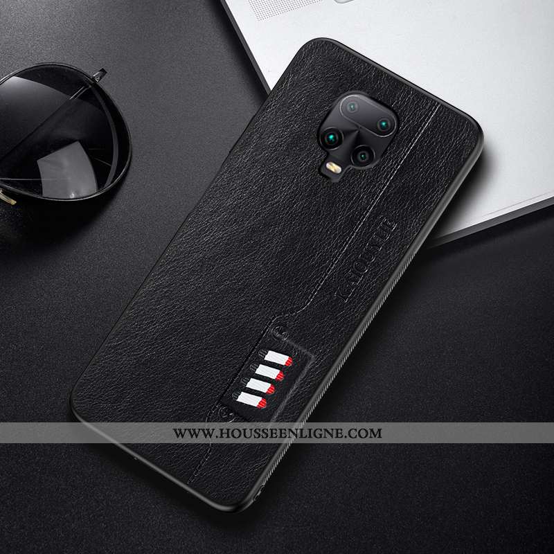 Coque Xiaomi Redmi Note 9 Pro Fluide Doux Cuir Membrane Tout Compris Téléphone Portable Vert Verte