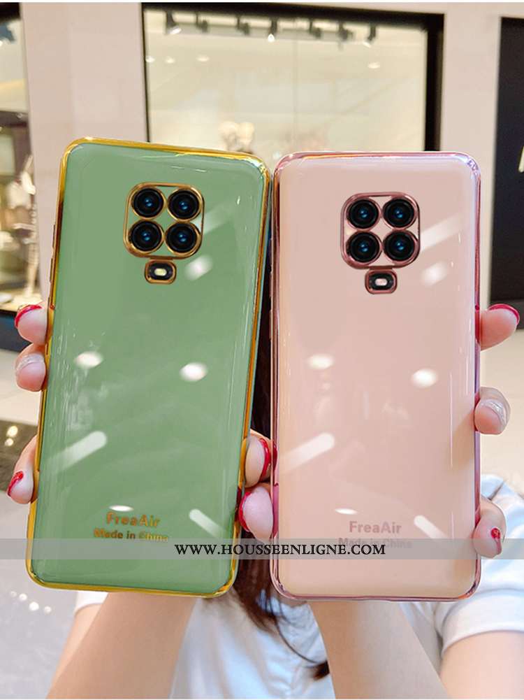 Coque Xiaomi Redmi Note 9 Pro Fluide Doux Silicone Net Rouge Personnalité Incassable Étui Téléphone 
