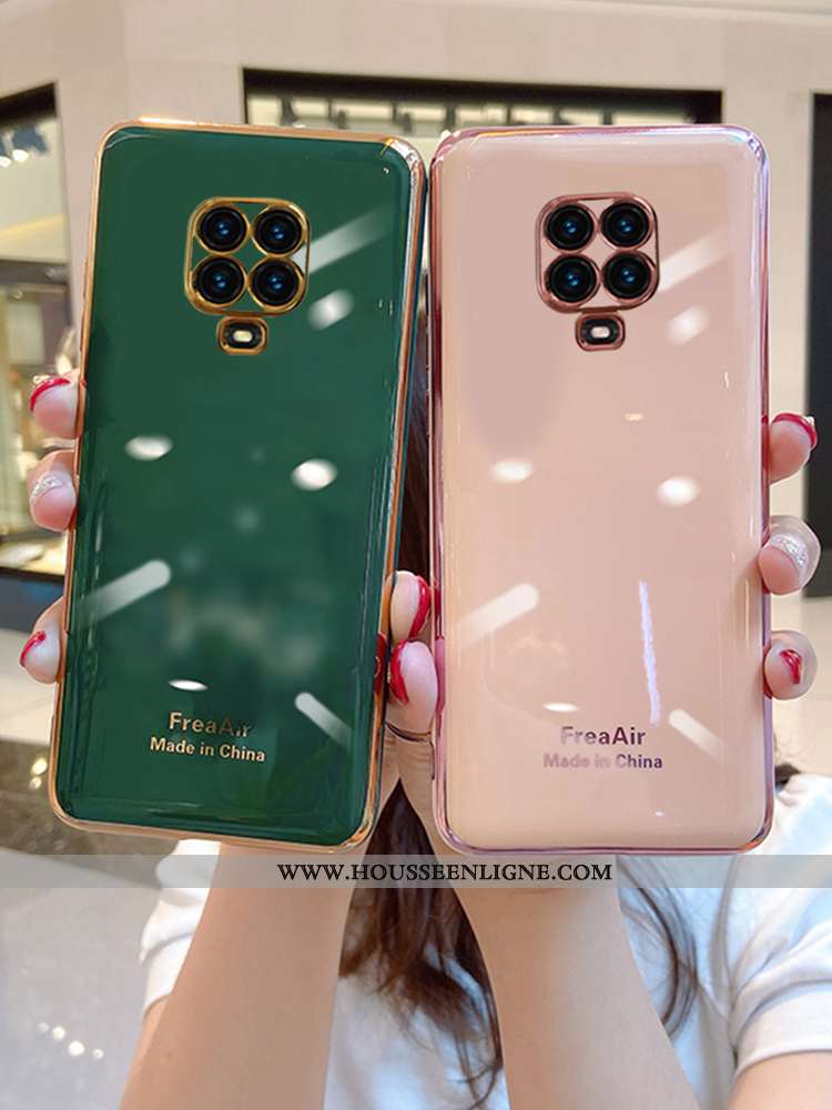 Coque Xiaomi Redmi Note 9 Pro Fluide Doux Silicone Net Rouge Personnalité Incassable Étui Téléphone 