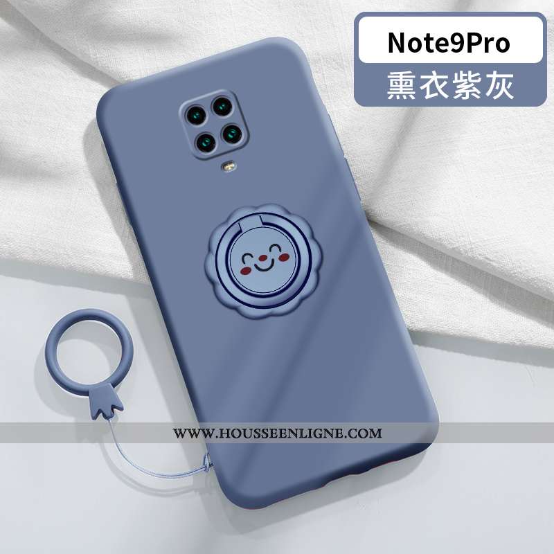 Coque Xiaomi Redmi Note 9 Pro Silicone Personnalité Fluide Doux Nouveau Incassable Gris