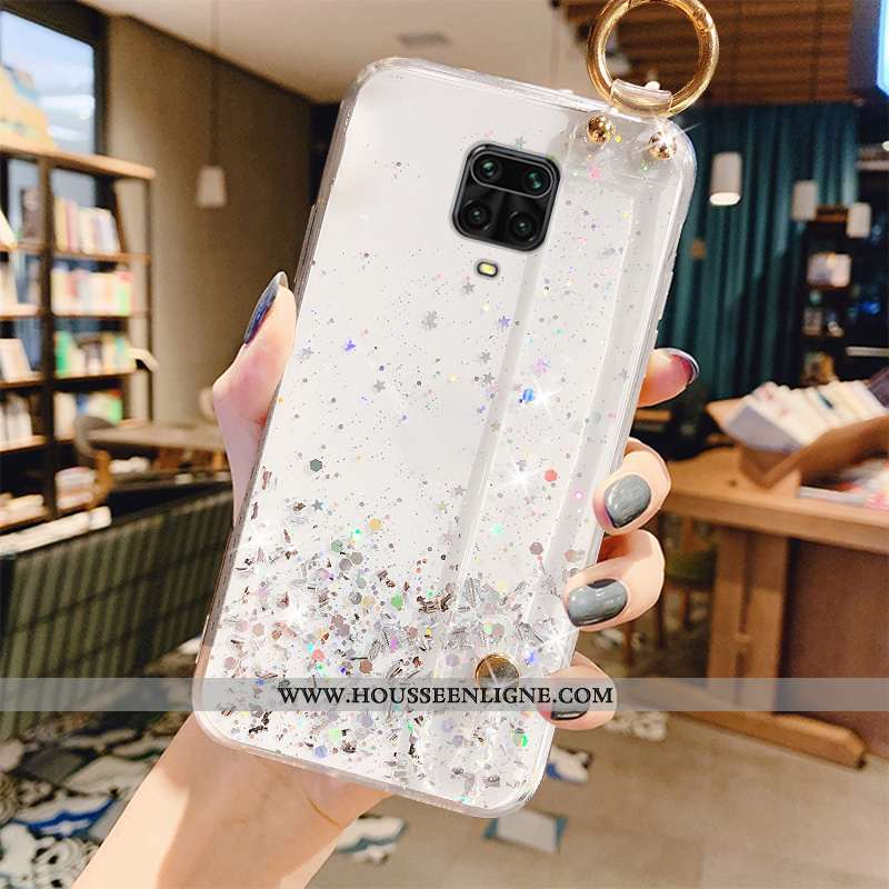Coque Xiaomi Redmi Note 9 Pro Transparent Fluide Doux Luxe Téléphone Portable Tout Compris Nouveau B
