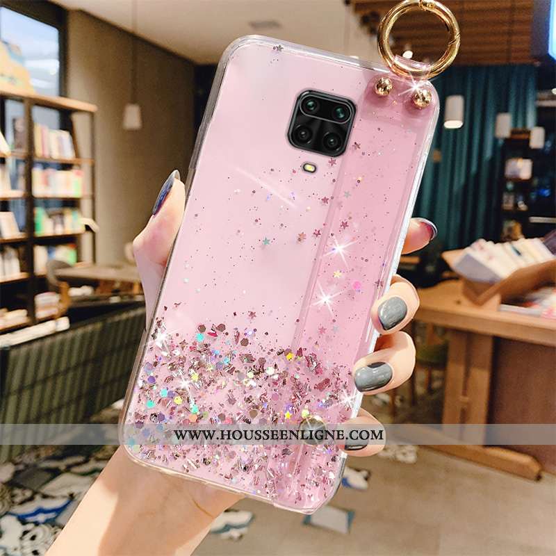 Coque Xiaomi Redmi Note 9 Pro Transparent Fluide Doux Luxe Téléphone Portable Tout Compris Nouveau B
