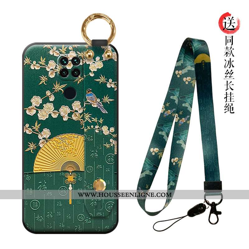 Coque Xiaomi Redmi Note 9 Tendance Légère Ornements Suspendus Ultra Rouge Téléphone Portable