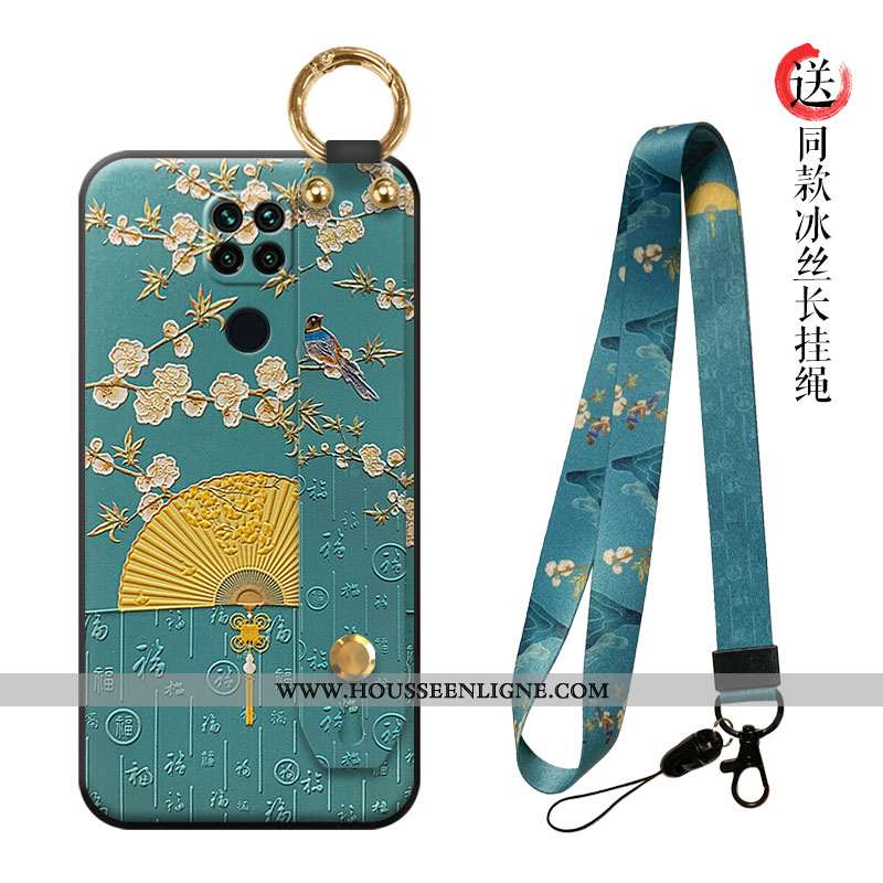 Coque Xiaomi Redmi Note 9 Tendance Légère Ornements Suspendus Ultra Rouge Téléphone Portable