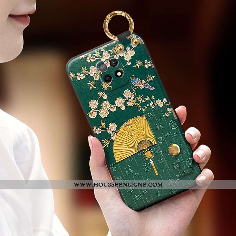 Coque Xiaomi Redmi Note 9 Tendance Légère Ornements Suspendus Ultra Rouge Téléphone Portable