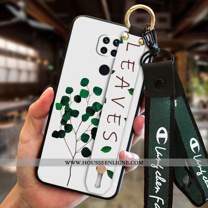Coque Xiaomi Redmi Note 9 Tendance Personnalité Net Rouge Incassable Téléphone Portable Bleu