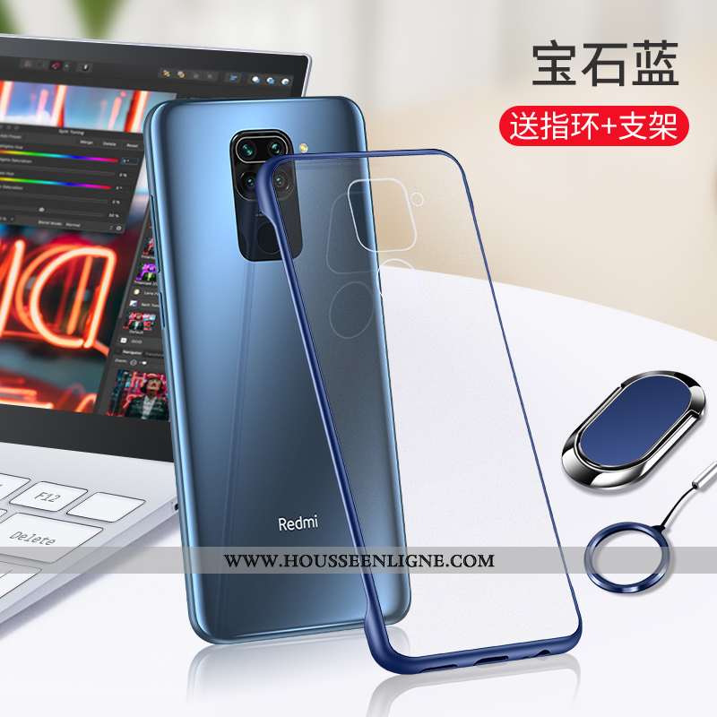 Coque Xiaomi Redmi Note 9 Transparent Personnalité Étui Petit Tout Compris Incassable Noir