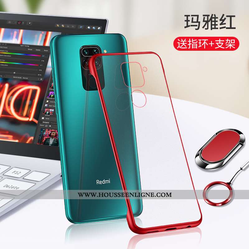 Coque Xiaomi Redmi Note 9 Transparent Personnalité Étui Petit Tout Compris Incassable Noir