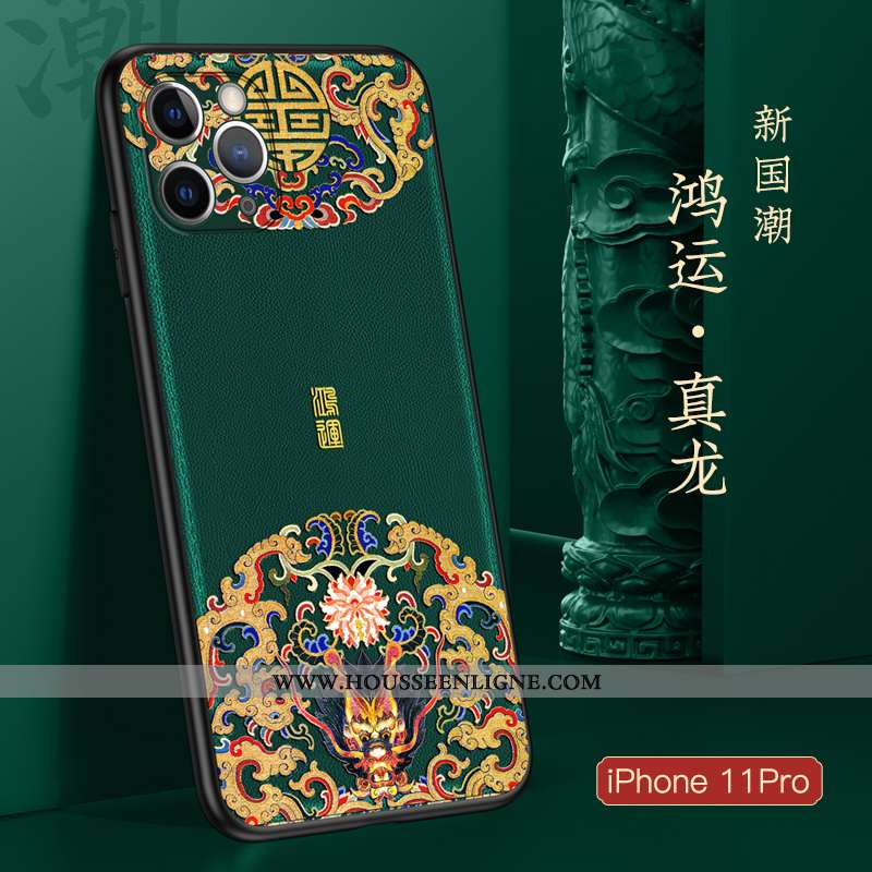 Coque iPhone 11 Pro Légère Fluide Doux Noir Ultra Protection Téléphone Portable Incassable