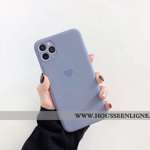 Coque iPhone 11 Pro Max Protection Personnalité Étui Charmant Ultra Silicone Légère Blanche