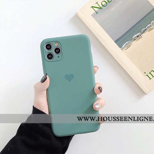Coque iPhone 11 Pro Max Protection Personnalité Étui Charmant Ultra Silicone Légère Blanche