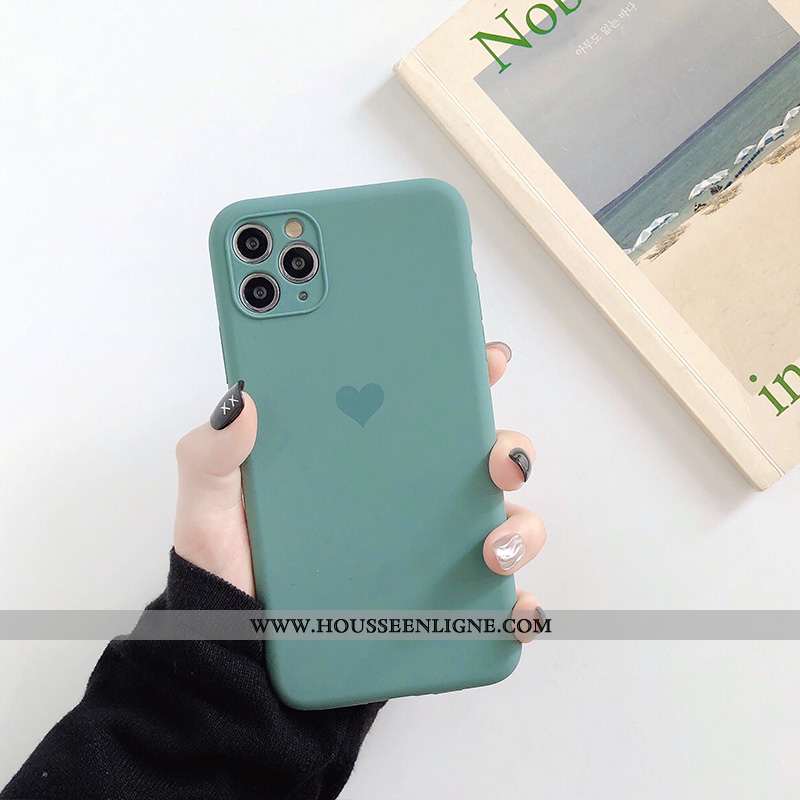 Coque iPhone 11 Pro Max Protection Personnalité Étui Charmant Ultra Silicone Légère Blanche
