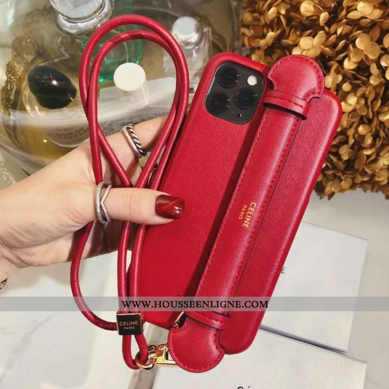 Coque iPhone 11 Pro Ornements Suspendus Tendance Noir Europe Luxe Incassable Célébrité