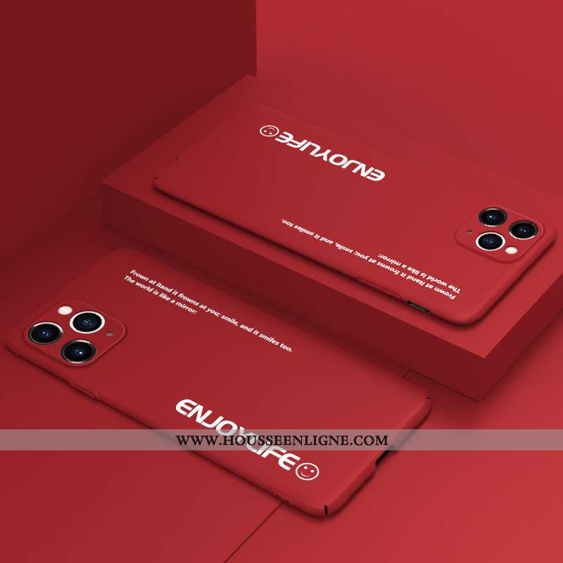 Coque iPhone 11 Pro Protection Personnalité Étui Tout Compris Créatif Difficile Rouge