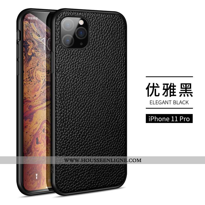 Coque iPhone 11 Pro Tendance Mode Téléphone Portable Rouge Business Étui