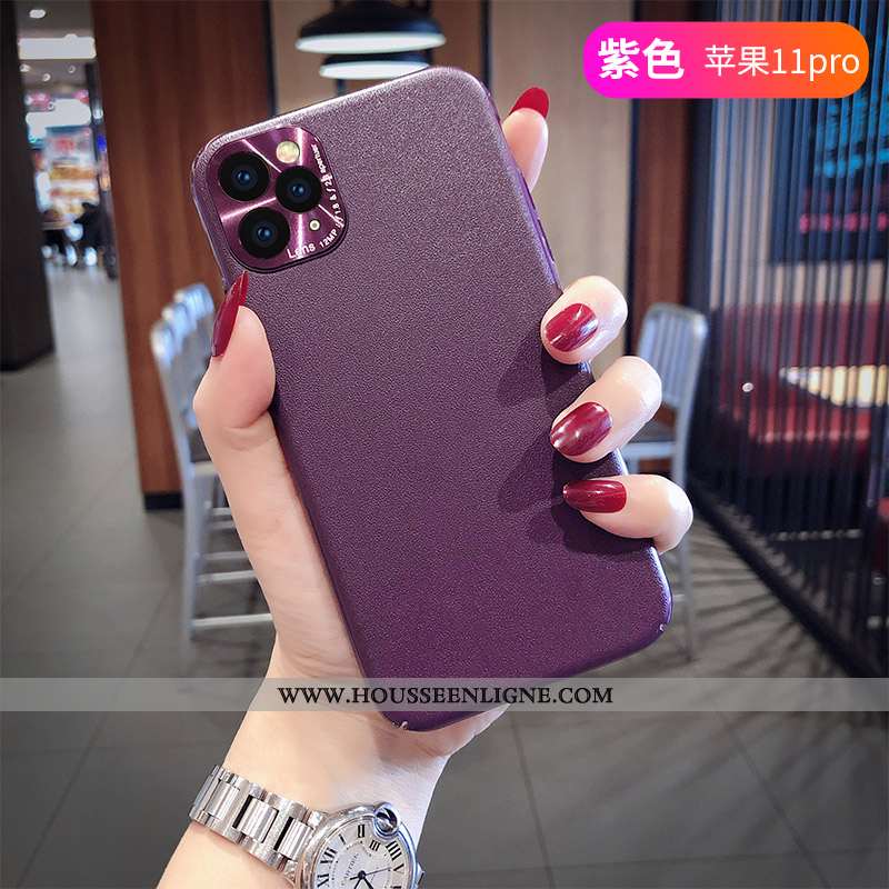 Coque iPhone 11 Pro Tendance Protection Personnalité Vent Amoureux Orange Rouge