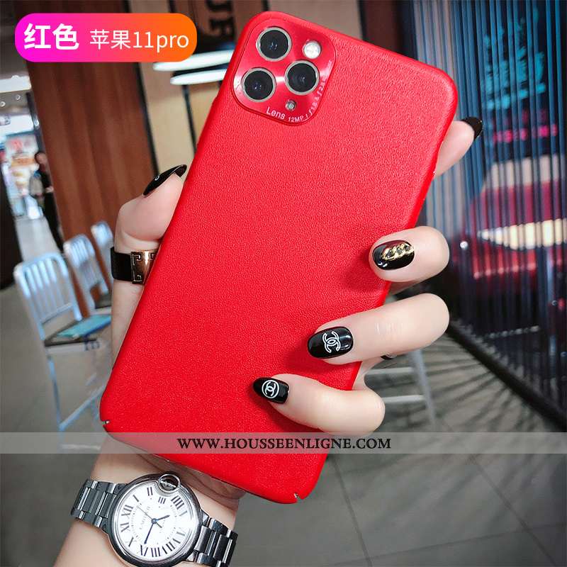 Coque iPhone 11 Pro Tendance Protection Personnalité Vent Amoureux Orange Rouge