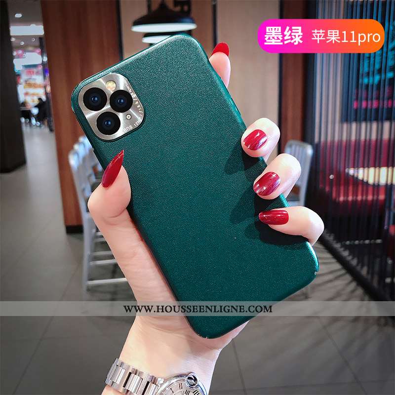 Coque iPhone 11 Pro Tendance Protection Personnalité Vent Amoureux Orange Rouge