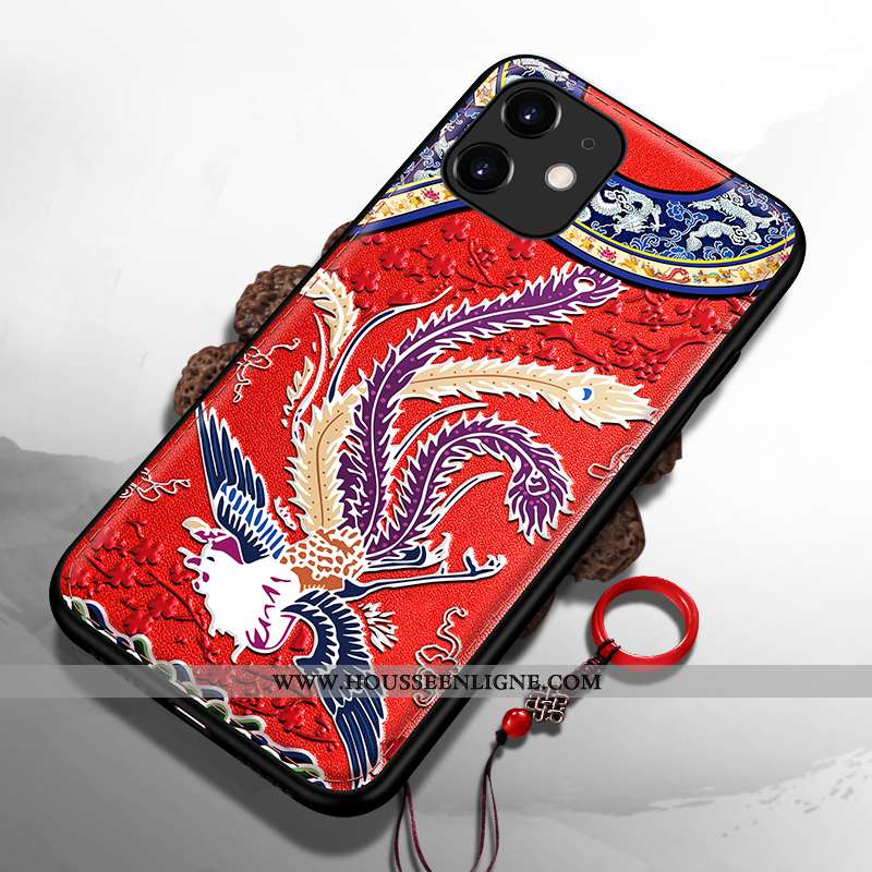 Coque iPhone 11 Silicone Ultra Tout Compris Dragon Jaune Téléphone Portable Palais