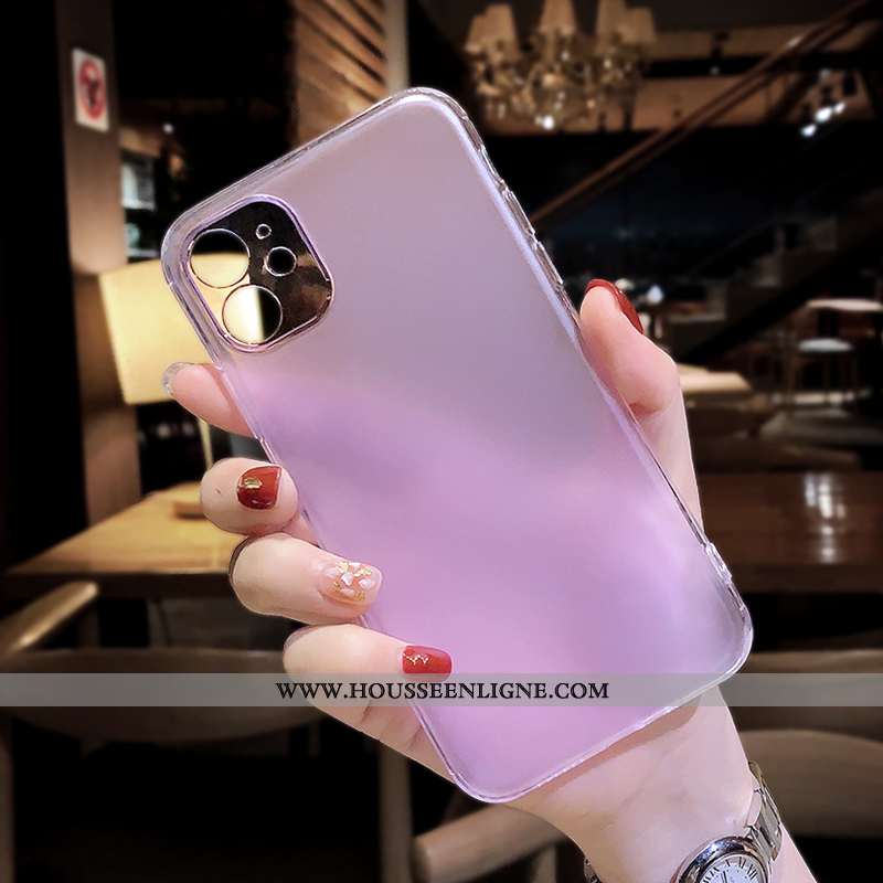 Coque iPhone 11 Ultra Tendance Légère Violet Tout Compris Net Rouge