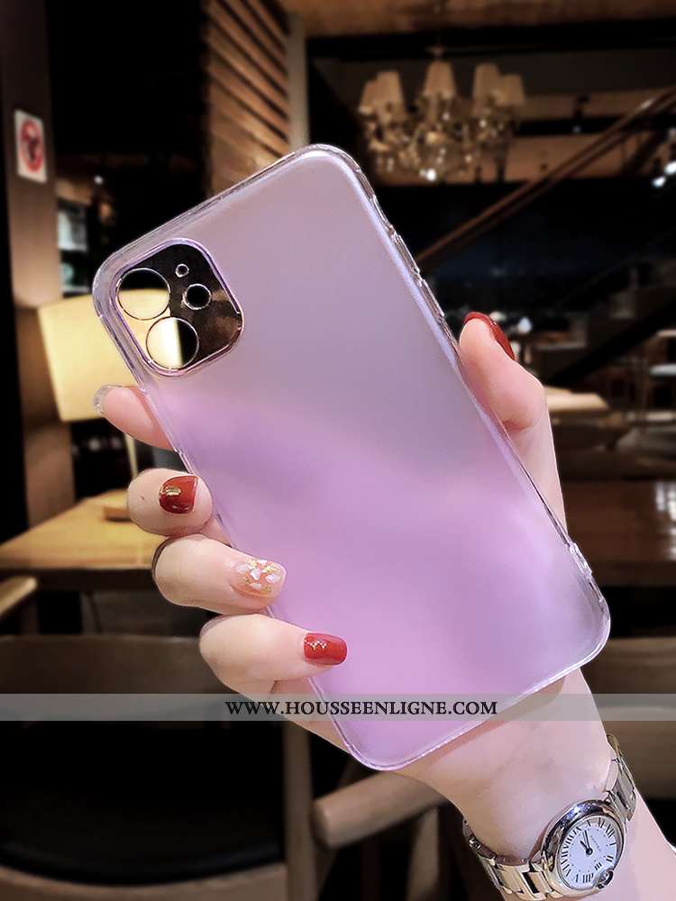 Coque iPhone 11 Ultra Tendance Légère Violet Tout Compris Net Rouge