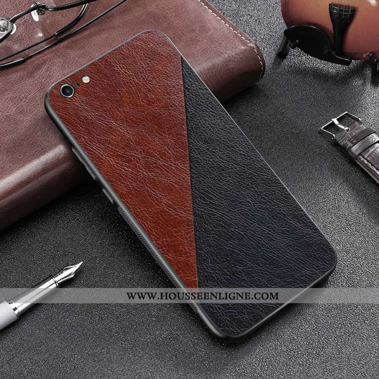 Coque iPhone 6/6s Créatif Tendance Protection Téléphone Portable Incassable Tout Compris Noir