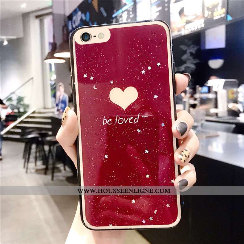 Coque iPhone 6/6s Personnalité Créatif Rouge Tout Compris Étui Protection