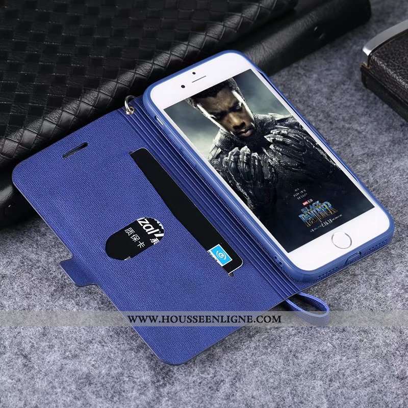 Coque iPhone 6/6s Plus Ornements Suspendus Cuir Gris Fluide Doux Business Tout Compris Housse