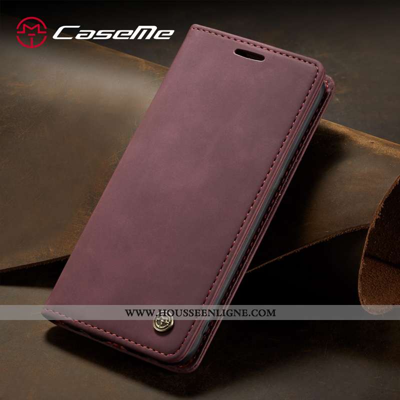 Coque iPhone 6/6s Plus Protection Cuir Housse Lin Téléphone Portable Étui Rose