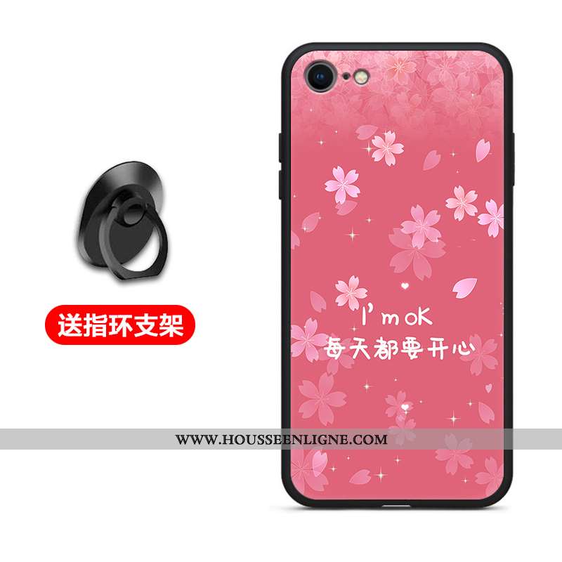 Coque iPhone 6/6s Plus Silicone Protection Rouge Téléphone Portable Fluide Doux Étui