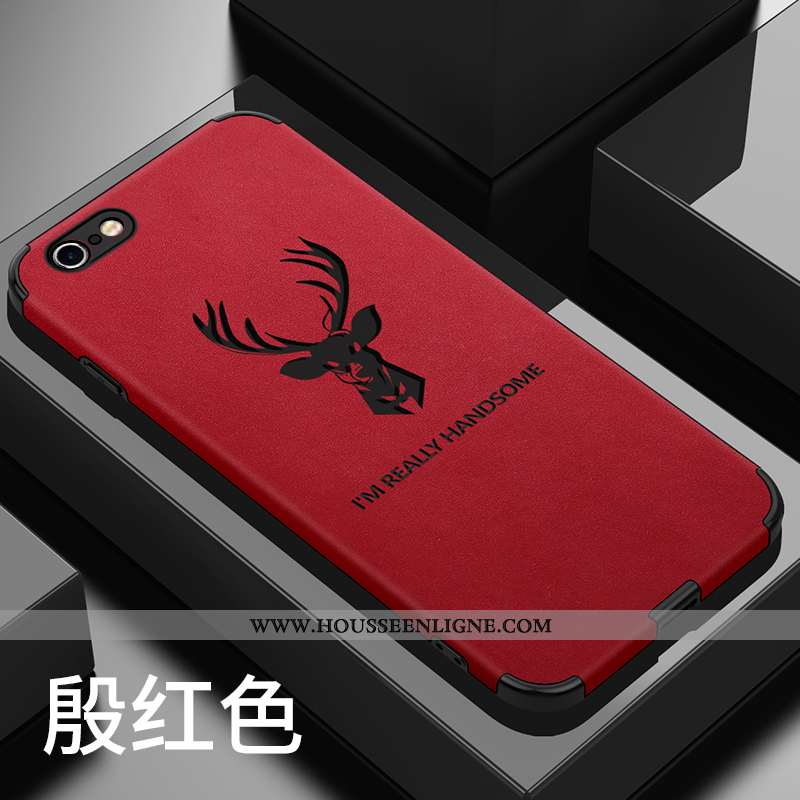 Coque iPhone 6/6s Plus Tendance Fluide Doux Rouge Créatif Europe Net Rouge
