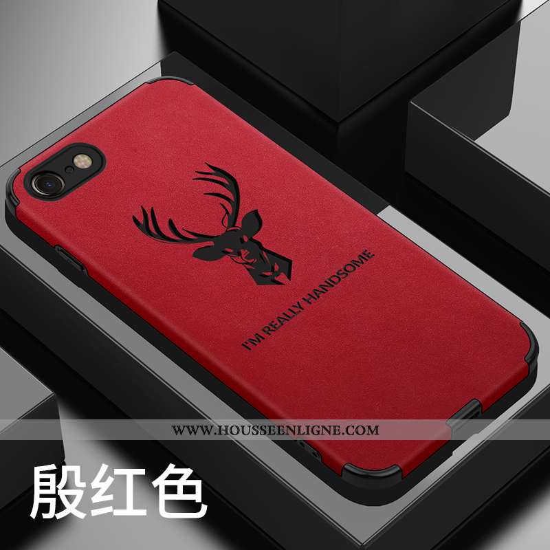 Coque iPhone 6/6s Plus Tendance Fluide Doux Rouge Créatif Europe Net Rouge