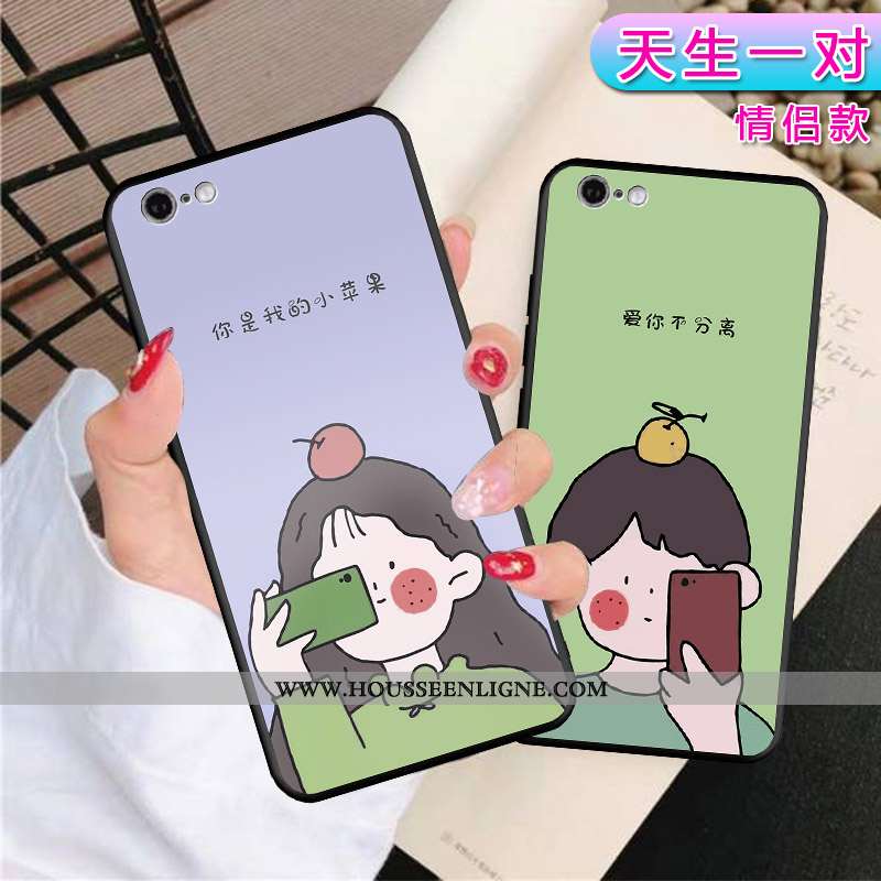 Coque iPhone 6/6s Silicone Personnalité Téléphone Portable Fluide Doux Tout Compris Rouge