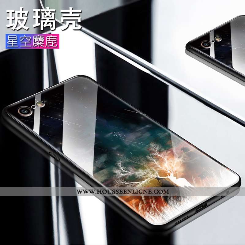 Coque iPhone 6/6s Tendance Fluide Doux Tout Compris Créatif Mode Personnalité Verre Noir