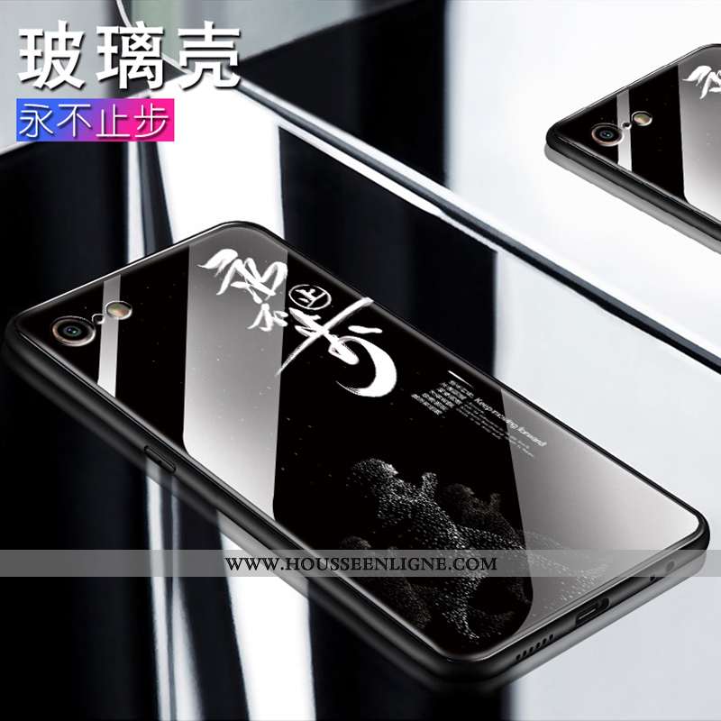 Coque iPhone 6/6s Tendance Fluide Doux Tout Compris Créatif Mode Personnalité Verre Noir