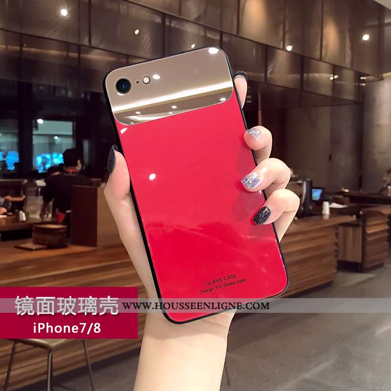 Coque iPhone 7 Créatif Tendance Nouveau Personnalité Rose Tout Compris