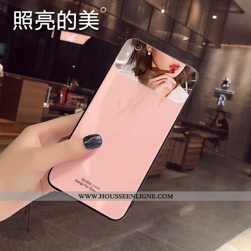 Coque iPhone 7 Créatif Tendance Nouveau Personnalité Rose Tout Compris